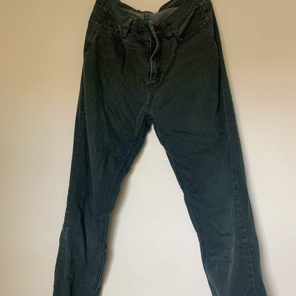 FREE PEOPLE teal high waisted skinny jeans